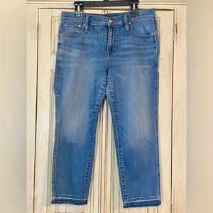 J Crew Classic Women's Blue Crop Jeans